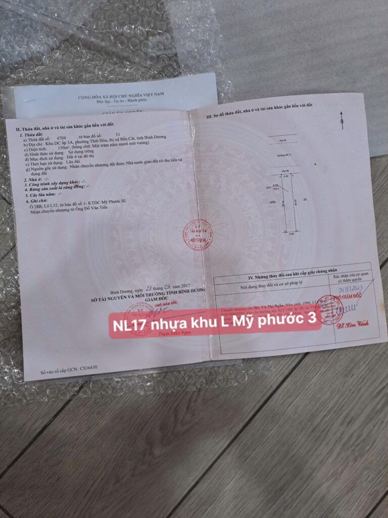 bán đất lô l52 Mỹ Phước 3